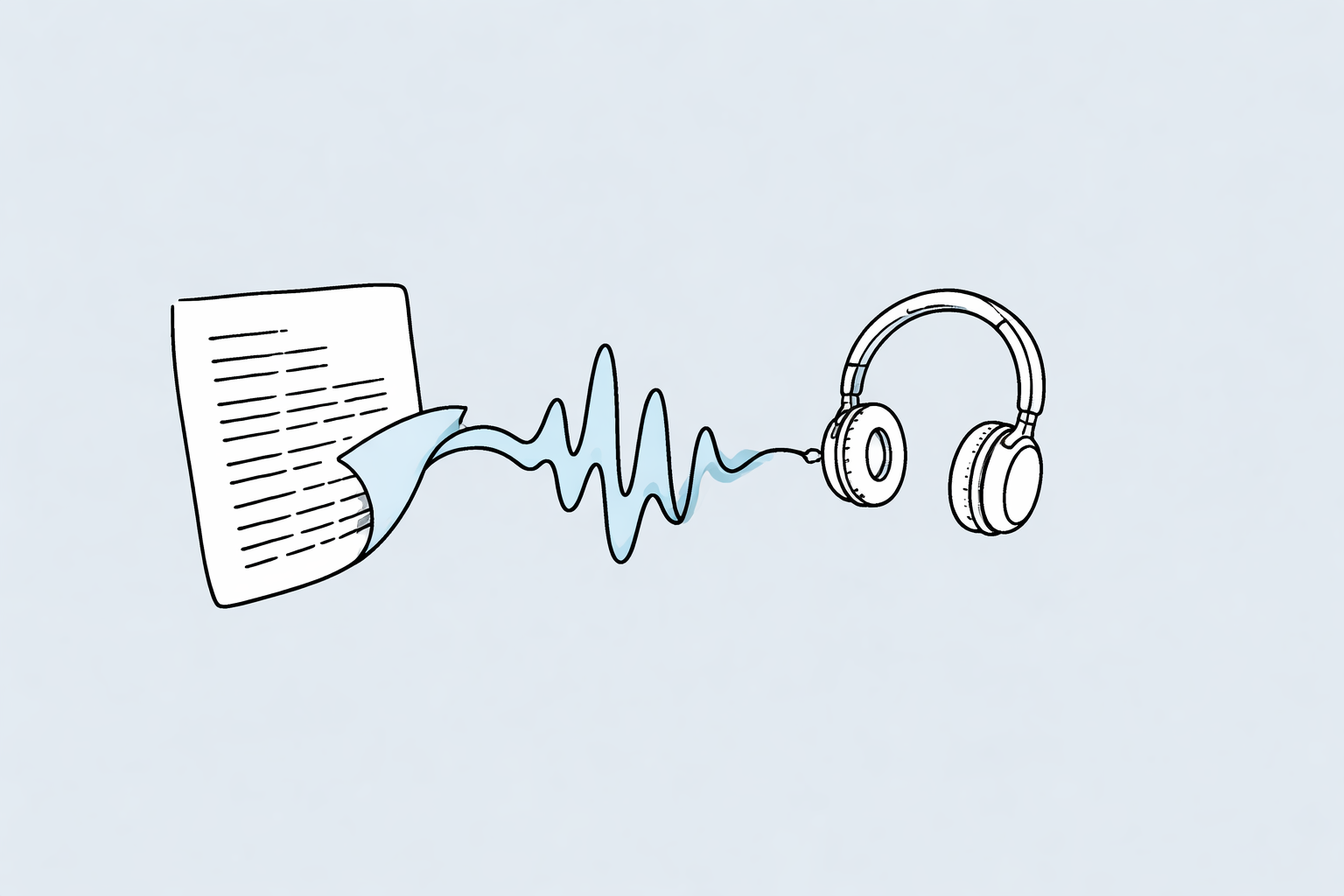 Blog post turning into audio